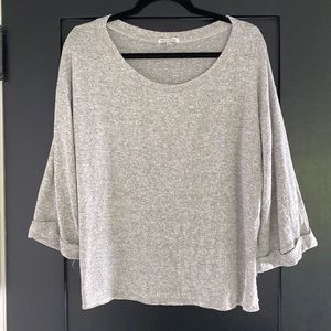Women’s Olivia Graye Long Sleeve Grey Top Sz S